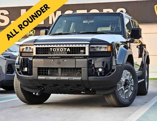 Toyota Prado TURBO ALL ROUNDER || 2.4L PETROL V4 | SUNROOF | DIFF-LOCK | RR CAMERA | ALLOY WHEELS | SQUARE LIGHTS