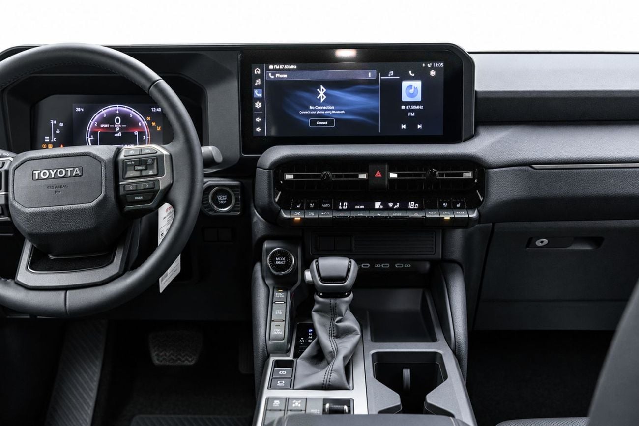 Toyota Prado ADH 2.4L - Black Inside Black | Export Only