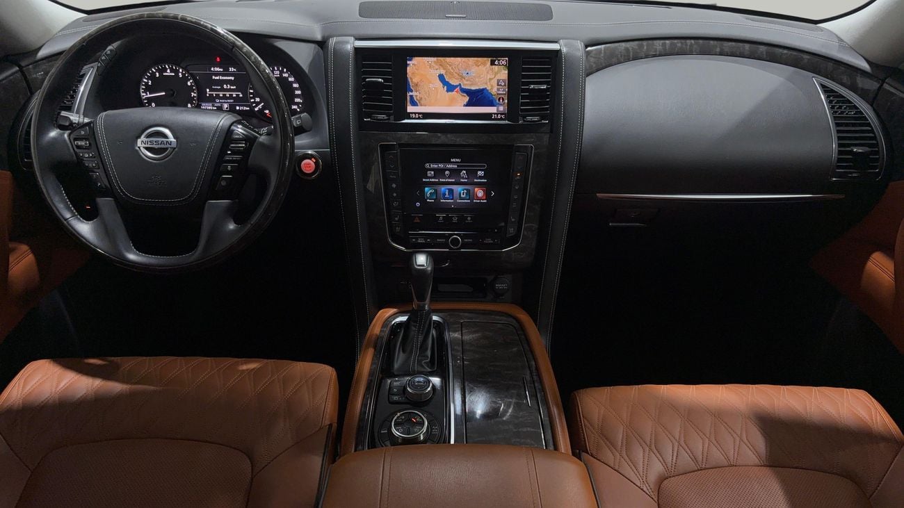 Nissan Patrol LE PLATINUM CITY 2021 | AED 2349/Month | 0 DP | 30 Day Return | Warranty | Service History