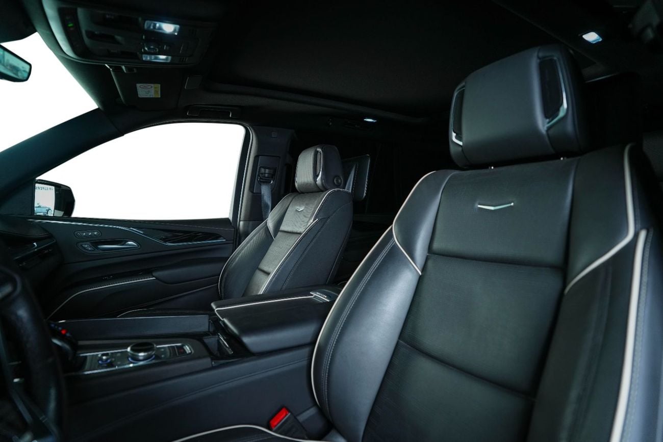 Cadillac Escalade SPORT 600 Sport-GCC-7 Seats-Full Service History With Dealer-Black Pack-Captain Seats