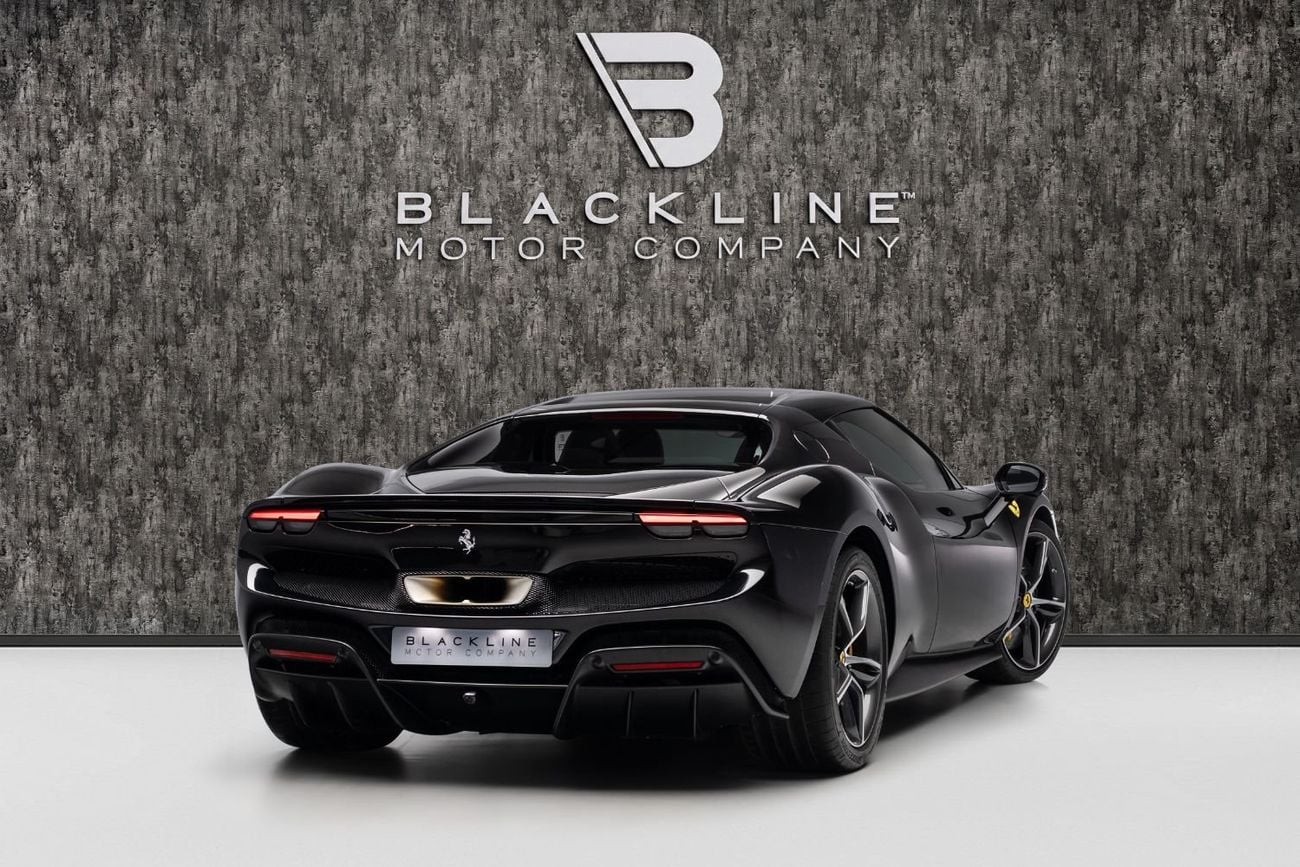 Ferrari 296 GTB BUY NOW, PAY 2027 | THE BLACKLINE STANDARD | Warranty, Ferrari Service Contract, Low KMs, GCC