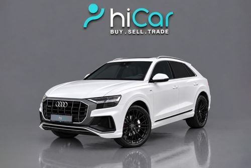 Audi Q8 AED 3,065 pm • 0% Downpayment • Audi Q8 55TFSI Quattro S-Line • 1 Year Warranty