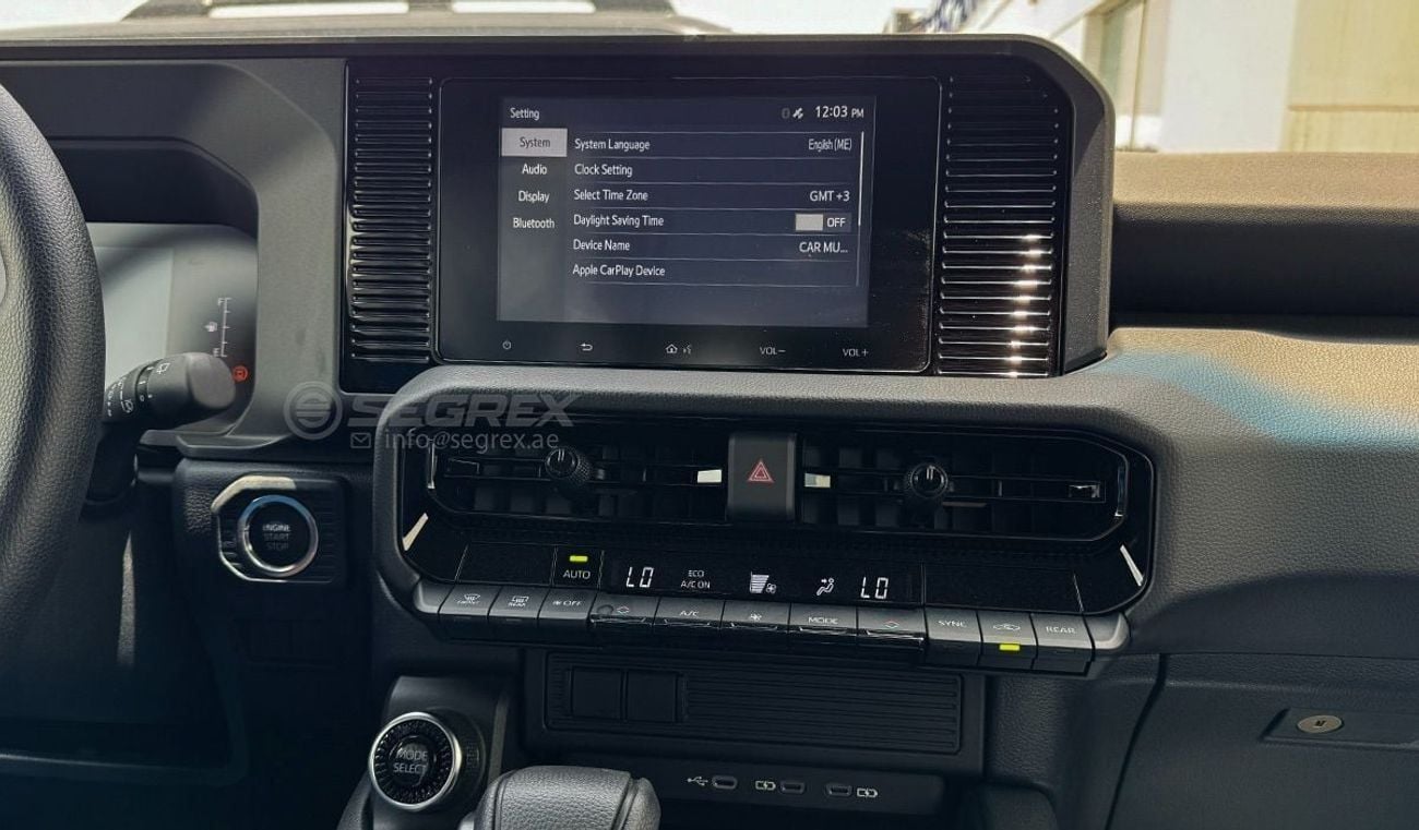 Toyota Prado TX . 2.4L . 8-Speed Automatic . Turbo Petrol . 4WD . 7 Saets . 5 Doors For Export