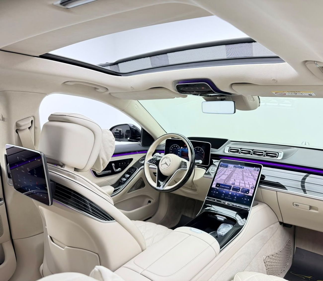مرسيدس بنز S 580 4MATIC مرسيدس بنز S580 4MATIC موديل 2024، ضمان مرسيدس بنز حتى 2029، سجل صيانة كامل لدى مرسيدس بنز، حالة ممت