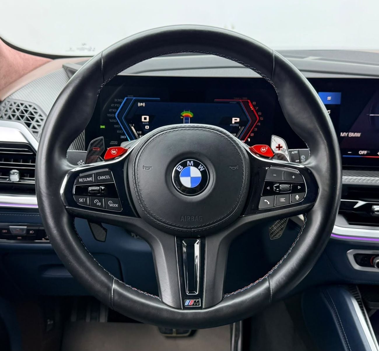 بي أم دبليو XM M SPORT بي إم دبليو XM موديل 2023، ضمان بي إم دبليو + باقة خدمة 2027، سجل صيانة كامل من بي إم دبليو، كاملة ا