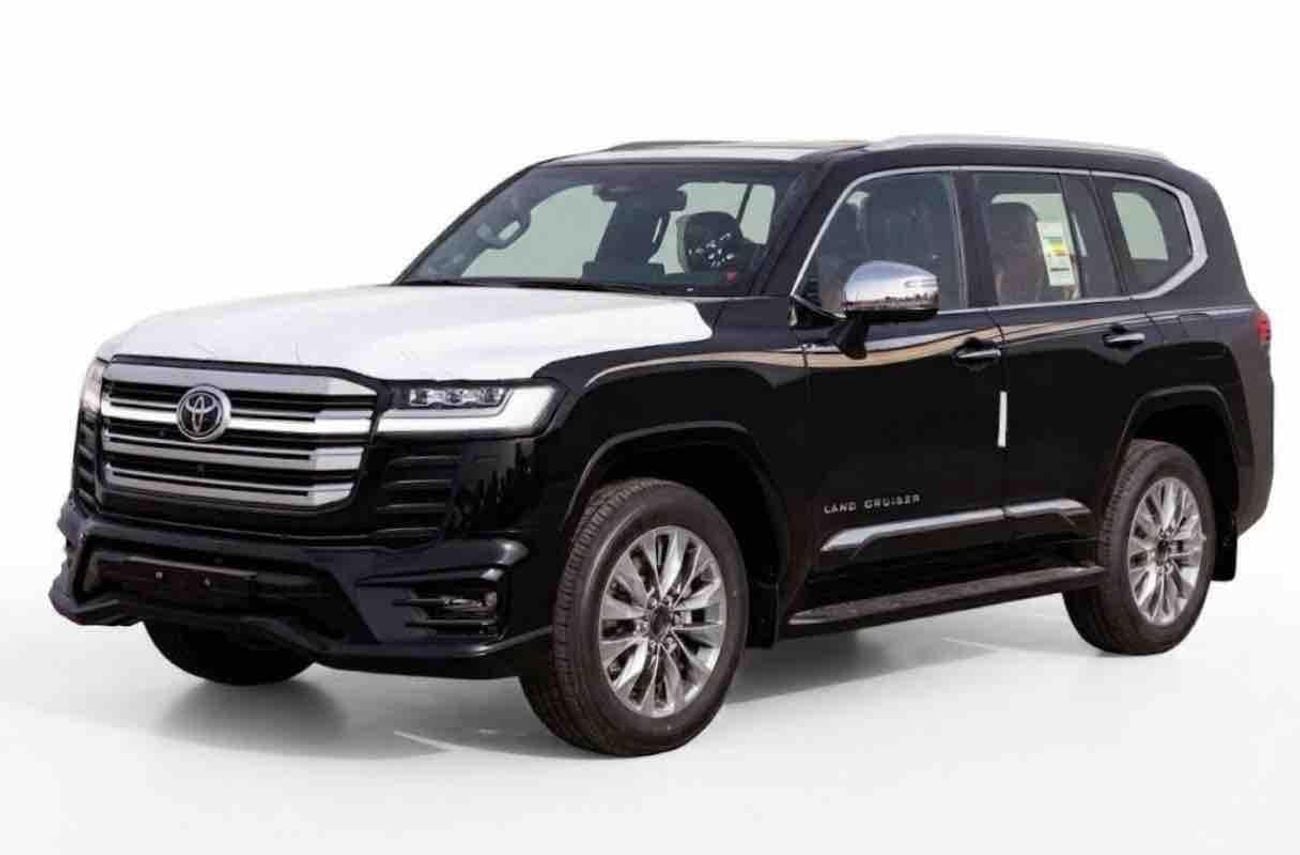 تويوتا لاند كروزر VXR لاندكروزر 300 3.3 ديزل VXR حصري أسود/أحمر، مقصورة داخلية سوداء، موديل 2026/2026
