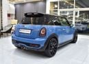 Mini Cooper S STANDARD EXCELLENT DEAL for our Mini Cooper S ( 2013 Model ) in Blue Color GCC Specs