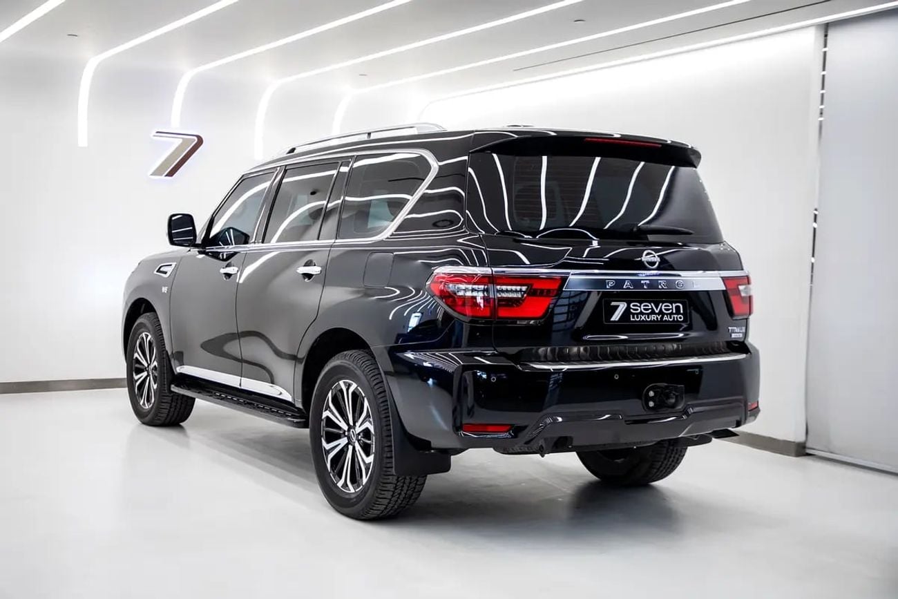 نيسان باترول LE TITANIUM TITANIUM | V8 | GCC | WARRANTY AND CUSTOMER SERVICE | EXCELLENT CONDITION