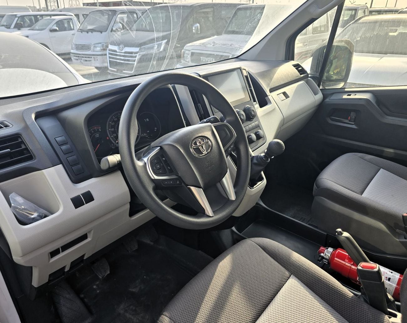 Toyota Hiace DX Toyota Hiace High Roof Black Bump 3.5l M/T White color 2026