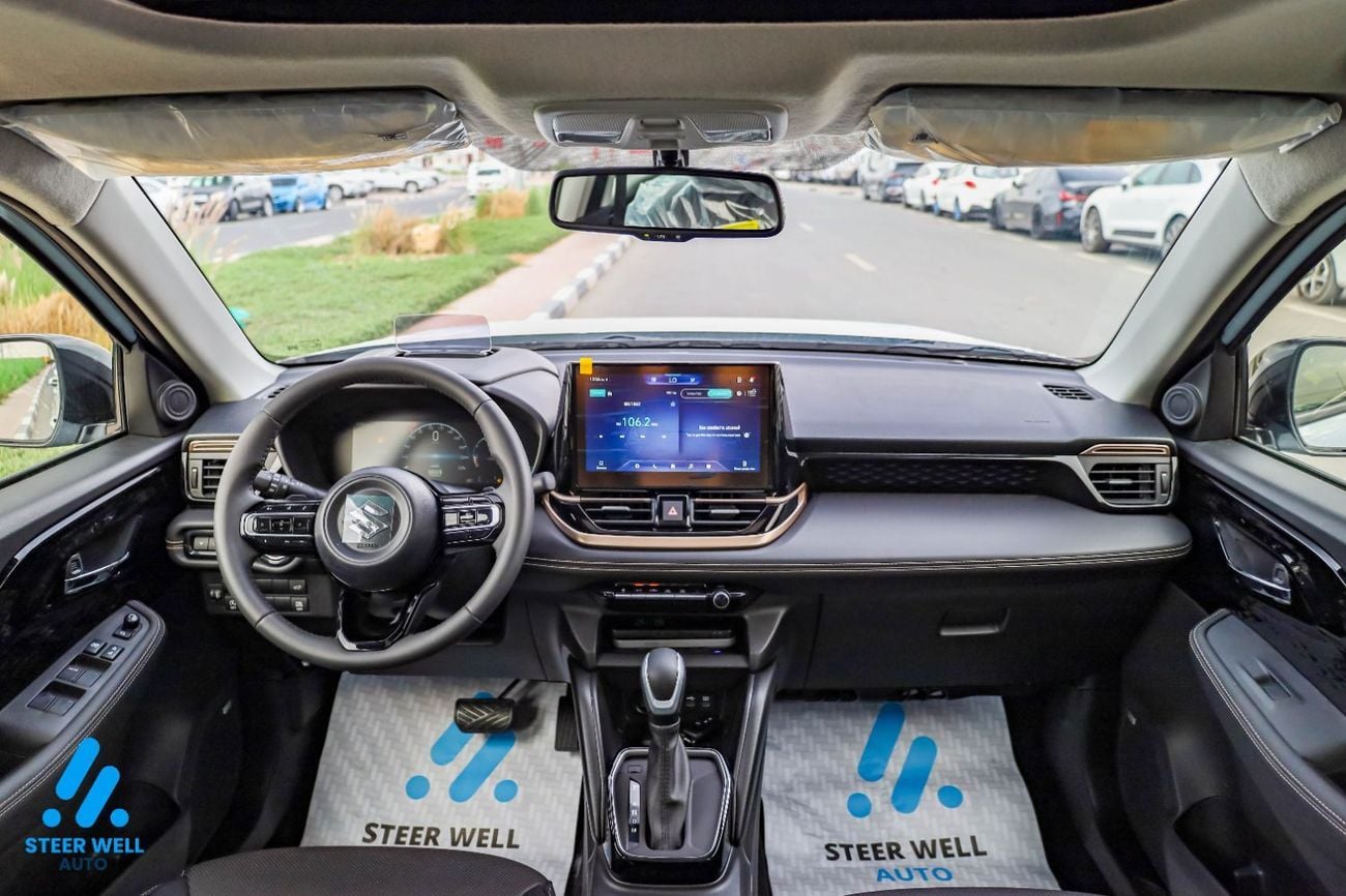 سوزوكي أكروس GLX 2026 | 1.5L Hybrid AT | 2WD | Dual-Tone | Panoramic Roof | 360 Camera | Ventilated/Cooled Seat