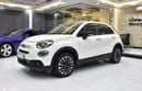 فيات 500X . EXCELLENT DEAL for our Fiat 500x ( 2023 Model ) in White Color GCC Specs
