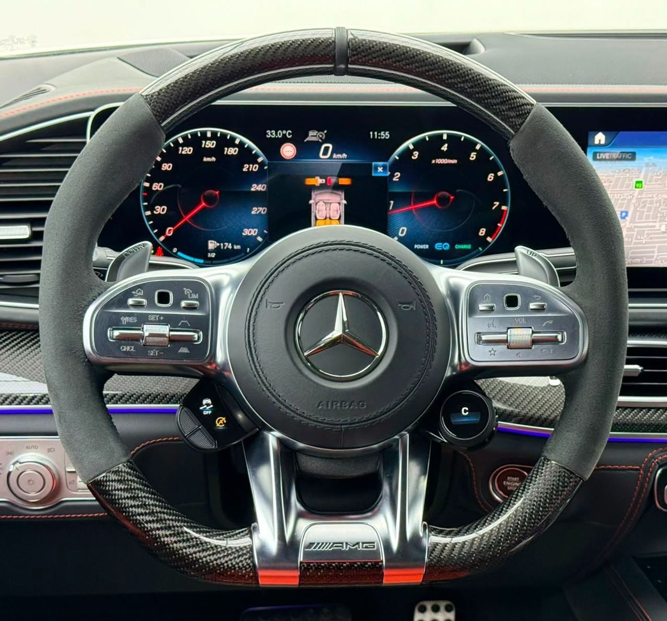 Mercedes Benz GLE 63 AMG S 2021 Mercedes Benz GLE 63 Coupe, Warranty, Carbon Fiber Interior, Excellent Condition, GCC