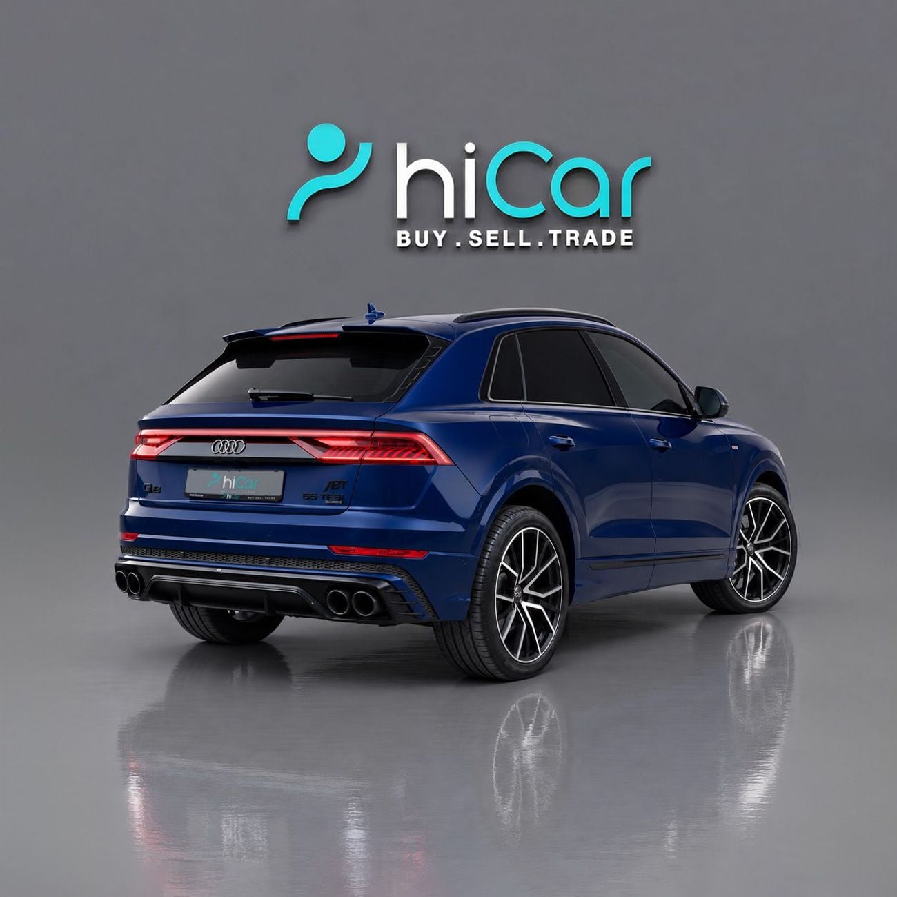 أودي Q8 55 TFSI X,XXX شهريًا • بدون دفعة أولى • أودي Q8 55 TFSI كواترو S-Line مع نظام ABT • ضمان لمدة عام