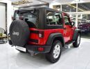 Jeep Wrangler SPORT EXCELLENT DEAL for our Jeep Wrangler Sport ( 2017 Model ) in Red Color GCC Specs