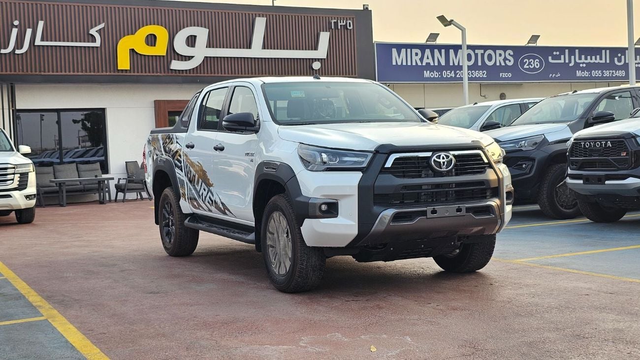 Toyota Hilux ADVENTURE YM2026 Pearl Artic White -Compressor-Rear View Digital Mirror-Navigation-360 Camera