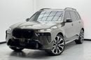 BMW X7 M60i XDRIVE 2024 BMW X7 xDrive, 10/2028 BMW Warranty and Service Pack, BMW Service History, GCC