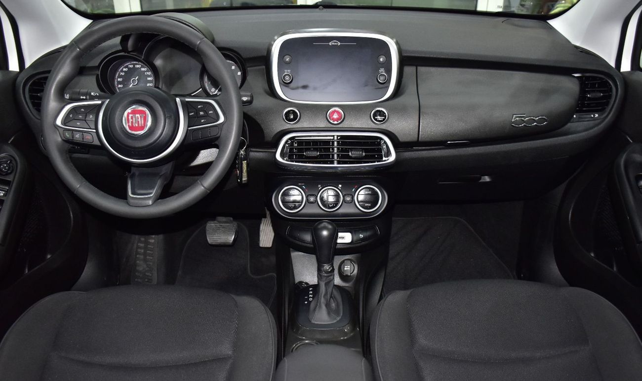 فيات 500X . EXCELLENT DEAL for our Fiat 500x ( 2023 Model ) in White Color GCC Specs