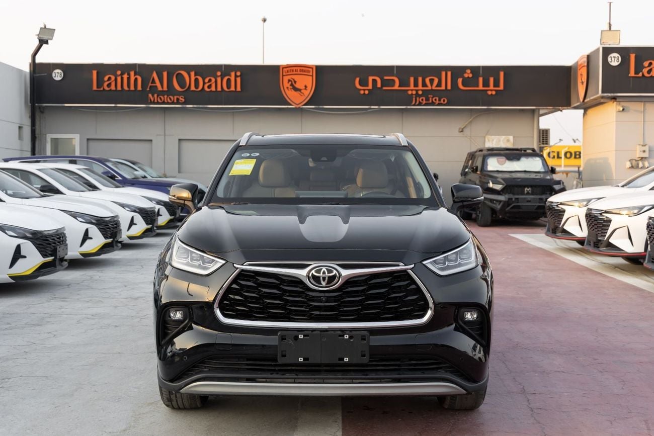 تويوتا هايلاندر LTD HEV تويوتا هايلاندر ليميتد إي-فور | 2026 | مواصفات صينية | محرك 2.5 لتر هجين | دفع رباعي | أسود | للتصدي