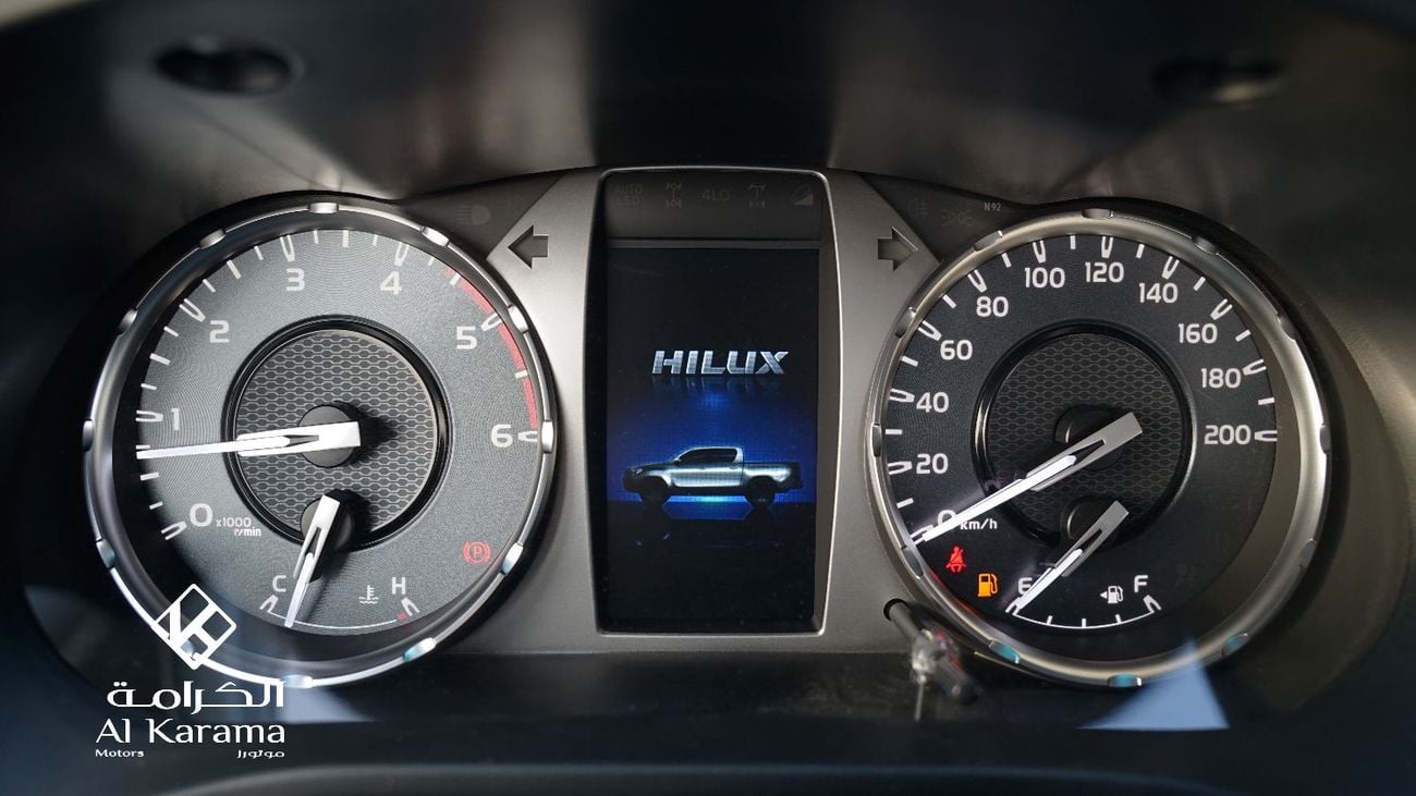 تويوتا هيلوكس GLX 2.4L | Automatic Transmission - Bed Liner - 4x4 - Rear Camera | GCC