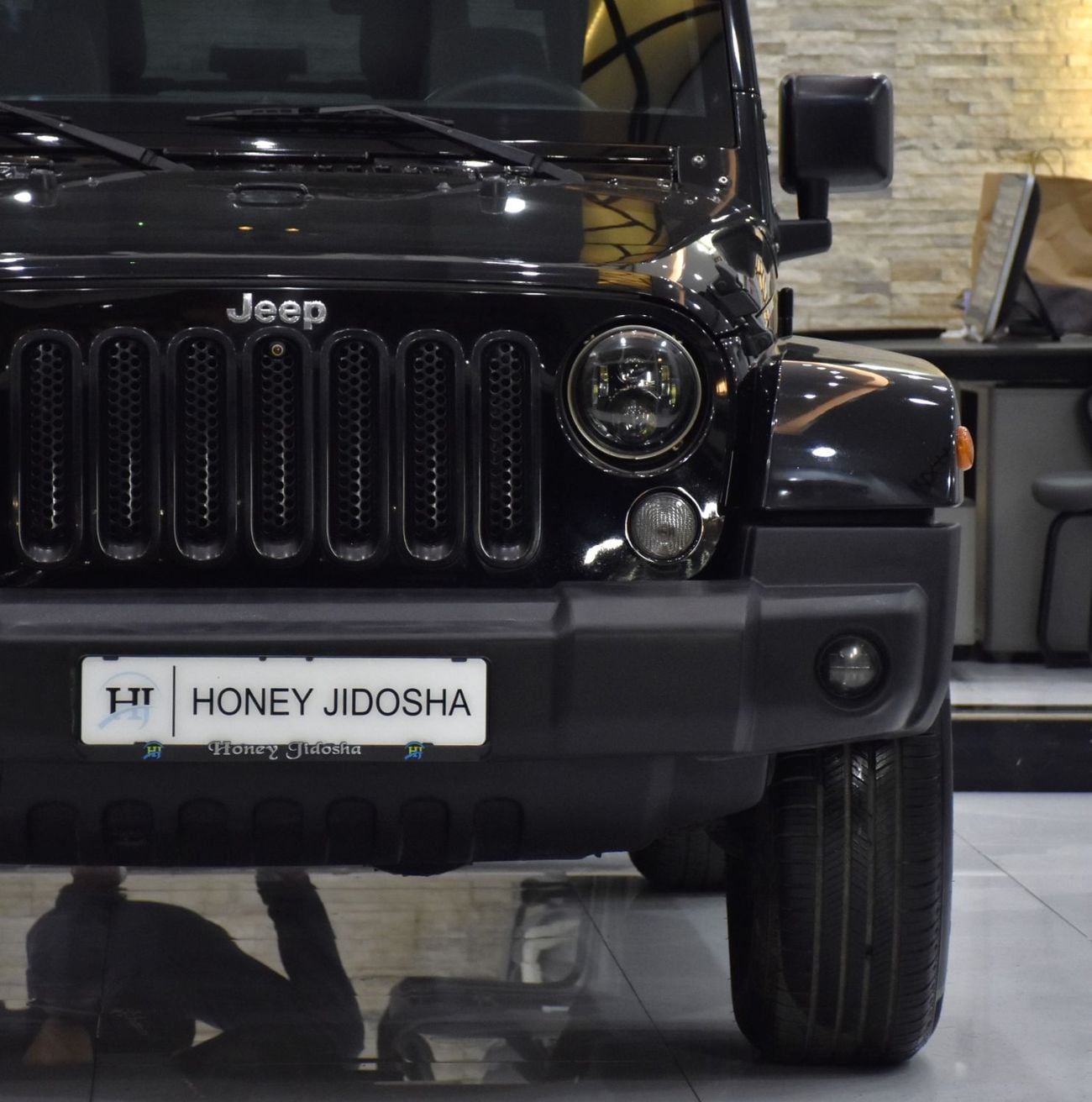 Jeep Wrangler SAHARA EXCELLENT DEAL for our Jeep Wrangler Sahara ( 2015 Model ) in Black Color GCC Specs