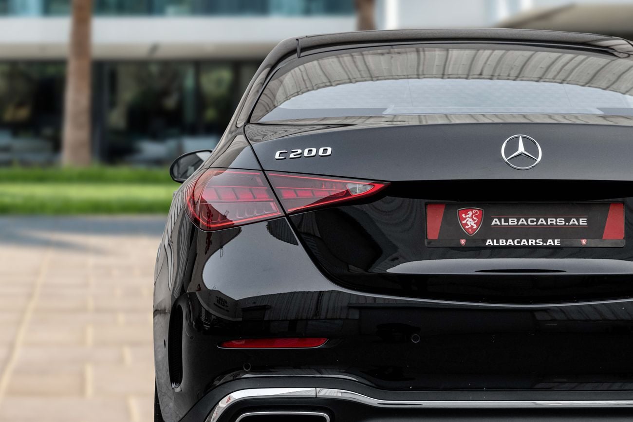 مرسيدس بنز C 200 | 3,819 P.M | 0% Downpayment | Mercedes-Benz Warranty!