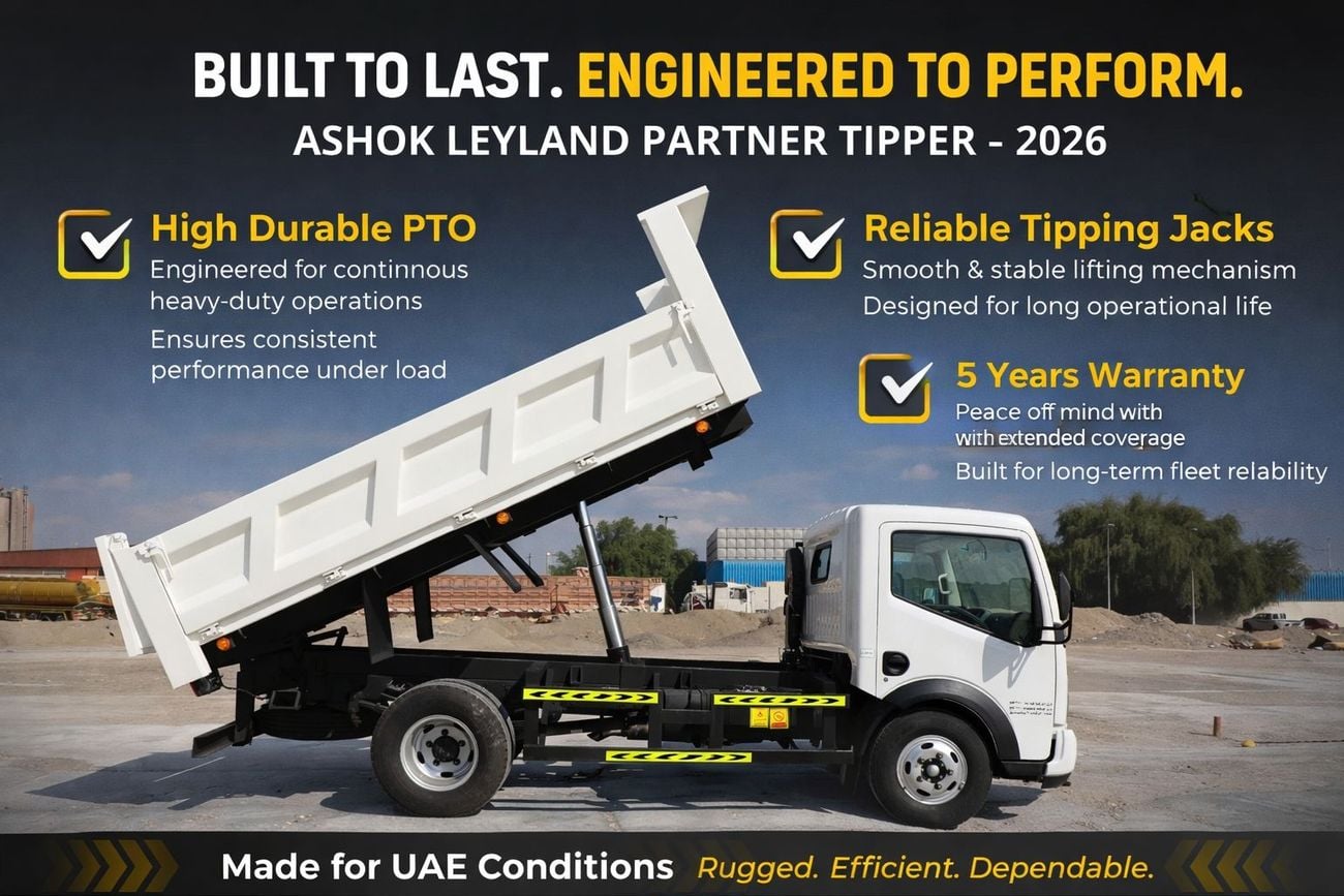 Ashok Leyland Partner Truck 3Ton 14ft (4.3 metre) Cab & Chassis