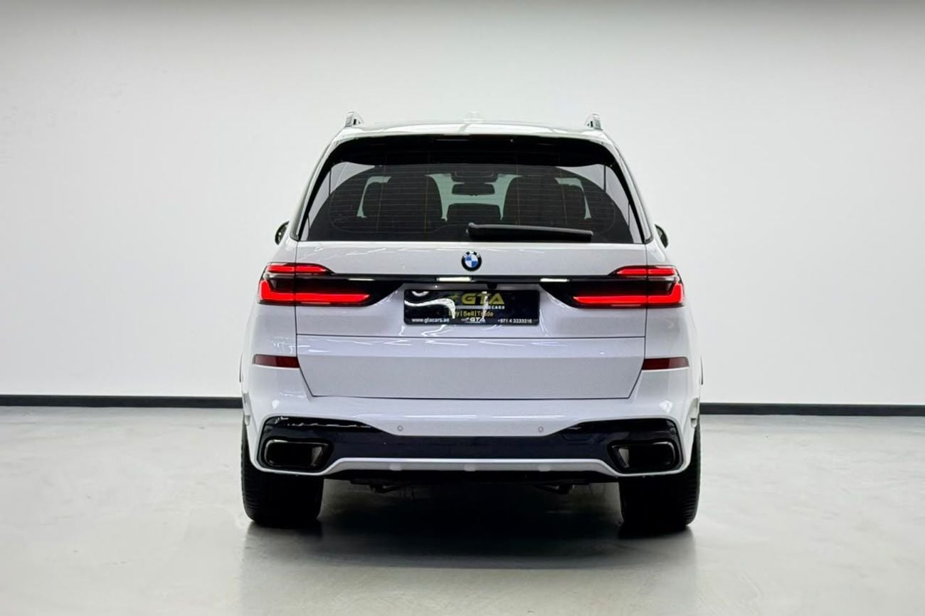 بي أم دبليو X7 XDRIVE40i لوكس M SPORT PACKAGE بي إم دبليو X7 xDrive40i M-Sport موديل 2024، ضمان بي إم دبليو + باقة خدمة 2029، سجل صيانة كامل من بي