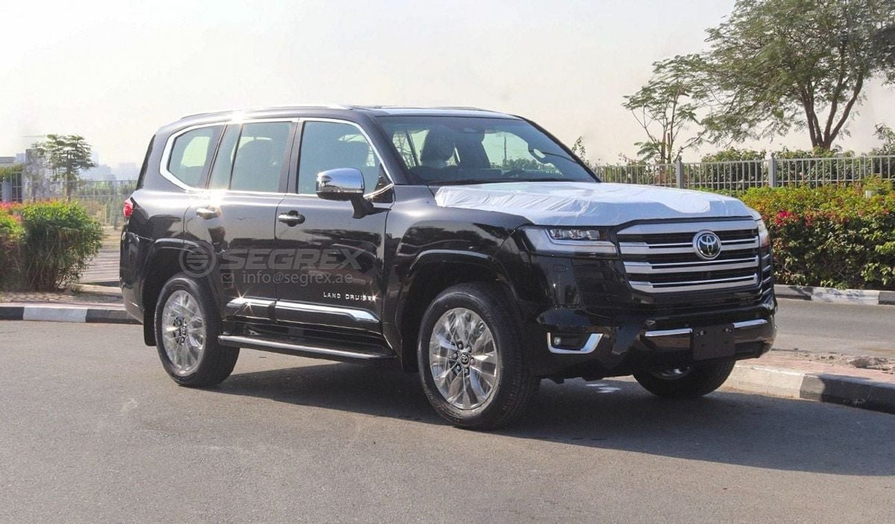 تويوتا لاند كروزر VX محرك بنزين سعة 3.5 لتر، دفع رباعي، ناقل حركة أوتوماتيكي 10 سرعات. موديل 2026. للتصدير