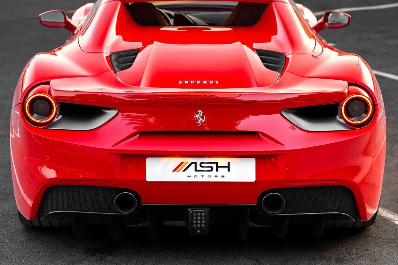 فيراري 488 سبايدر ستاندارد GCC | 35,000 KM | Power Craft Exhaust