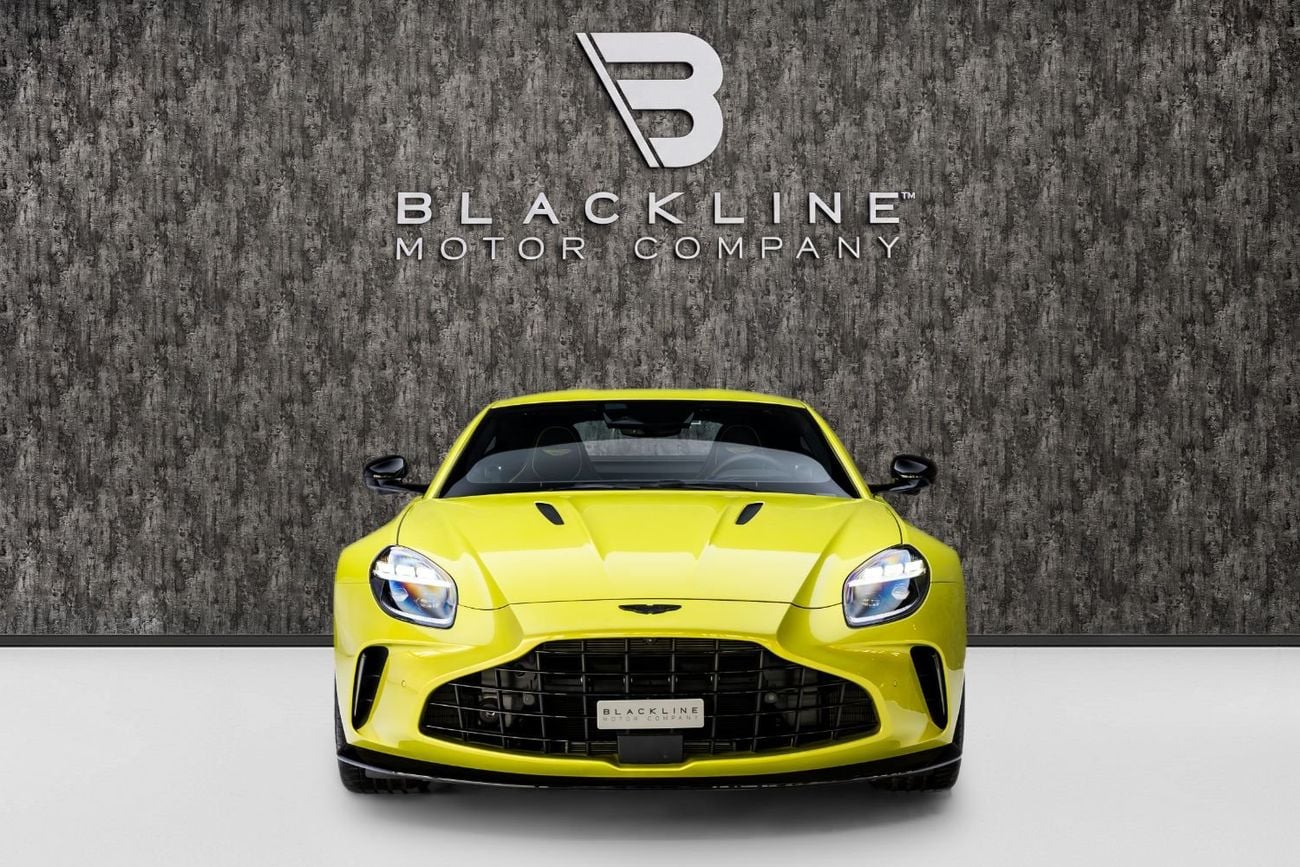 Aston Martin Vantage STANDARD BUY NOW, PAY 2027 | THE BLACKLINE STANDARD | Aston Martin Warranty + Service, GCC, Low KMs