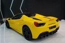 Ferrari 488 Spider STANDARD Carbon Fiber Pack, Passenger Display, JBL Audio, GCC Specs!!