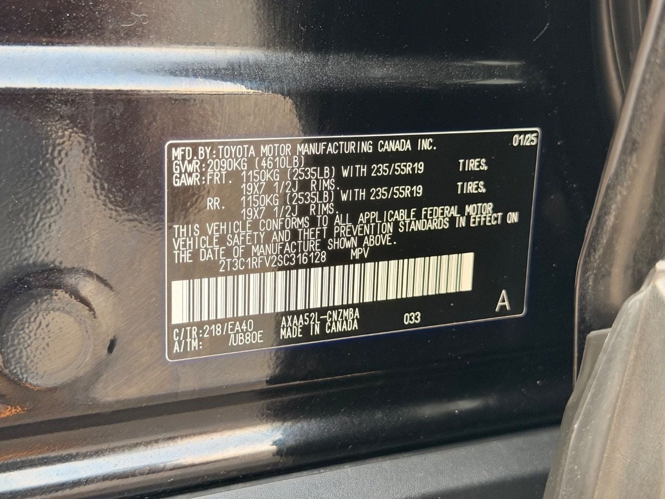 Toyota RAV4 XLE 2025 TOYOTA RAV4 XLE PREMIUM FULL OPTIONS IMPORTED FROM USA
