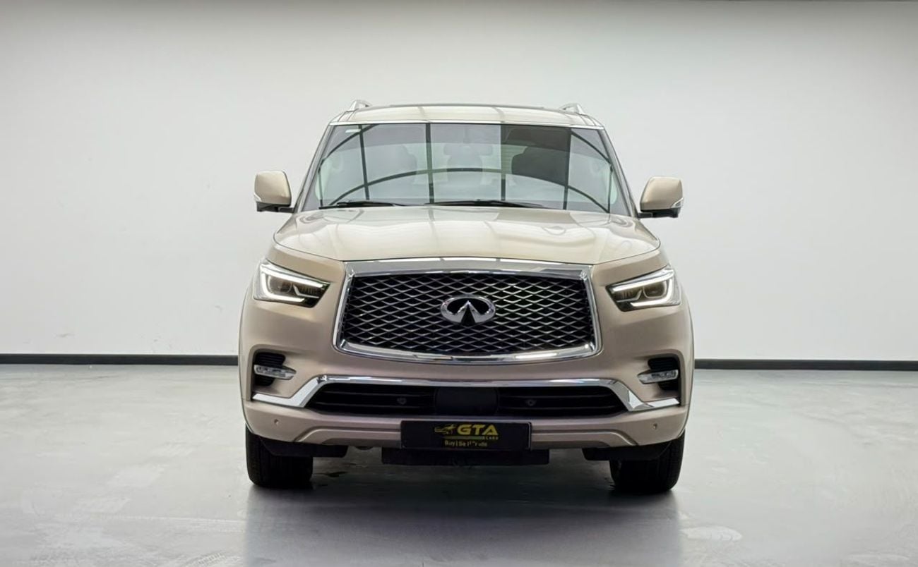 إنفينيتي QX80 LUXE SENSORY PROACTIVE إنفينيتي QX80 LUXE موديل 2022، ضمان إنفينيتي ساري حتى 2027، سجل صيانة كامل لدى إنفينيتي، 7 مقاعد، خل