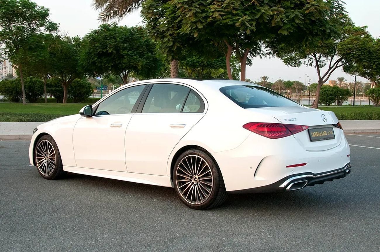Mercedes Benz C200 C200 Premium Advanced | GCC Specs | Garagash Warranty And Service Contract 105000Kms