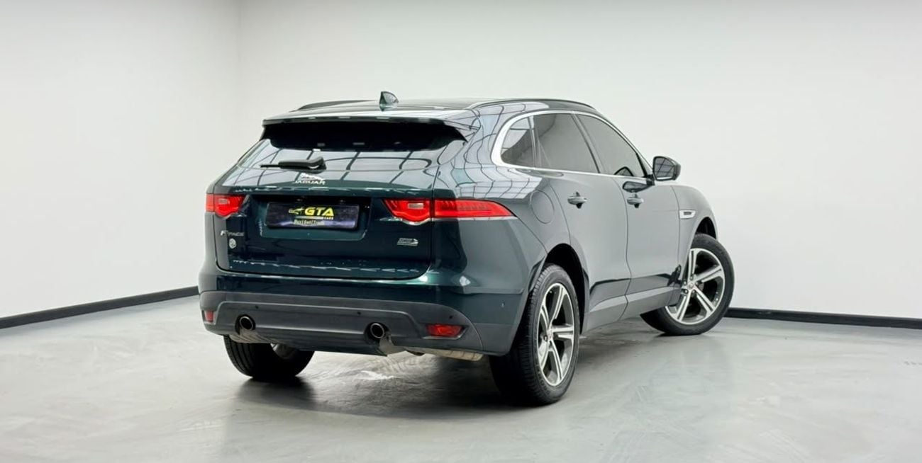 جاكوار F بيس PRESTIGE جاكوار F-Pace 25T موديل 2018، سجل صيانة كامل، كاملة المواصفات، بحالة ممتازة، خليجية