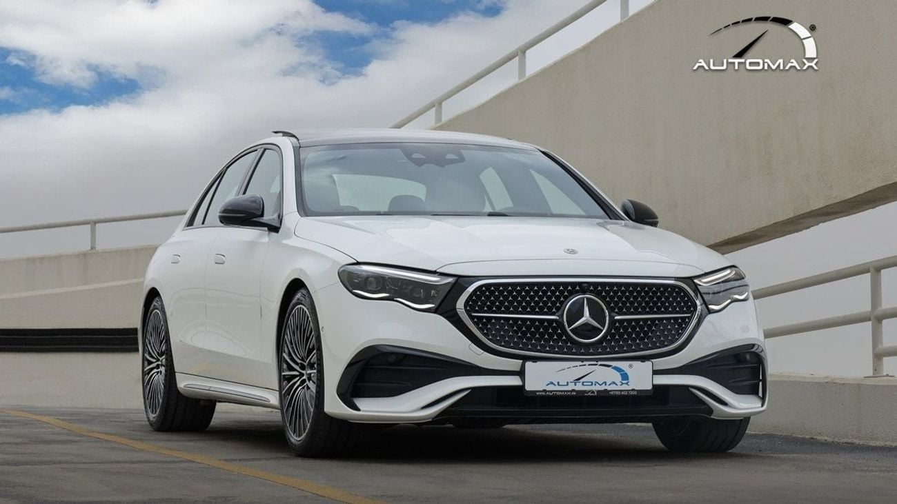 Mercedes Benz E300 AMG EQ Boost 2.0T RWD GCC 2026 With 2 Years Unlimited Mileage Warranty @Official Dealer