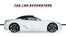 Lexus LC500 TITANIUM Convertible-GCC-Collectors Car-Mint Condition-Naturally Aspirated V8