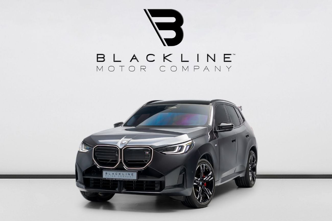 BMW X3 M50 XDRIVE BUY NOW, PAY 2027 | THE BLACKLINE STANDARD | April 2030 BMW Warranty + Service, Low KMs, GCC
