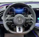 مرسيدس بنز E 53 AMG 4MATIC+ HIGH مرسيدس بنز E53 S AMG موديل 2026، ضمان مرسيدس بنز حتى 2030، مقصورة داخلية من ألياف الكربون، عداد كيلو