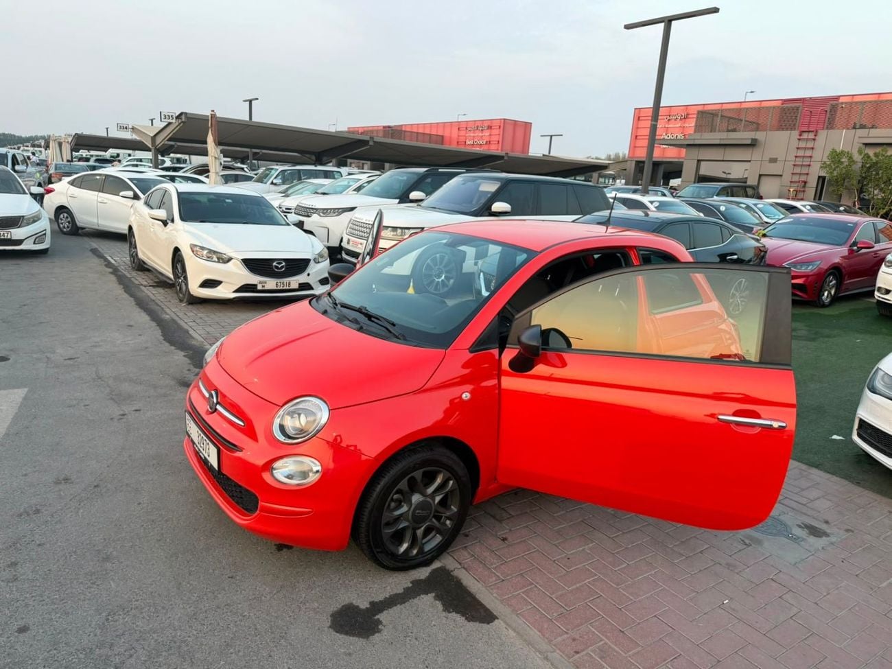 Fiat 500 DOLCEVITA A small, stylish, and economical car