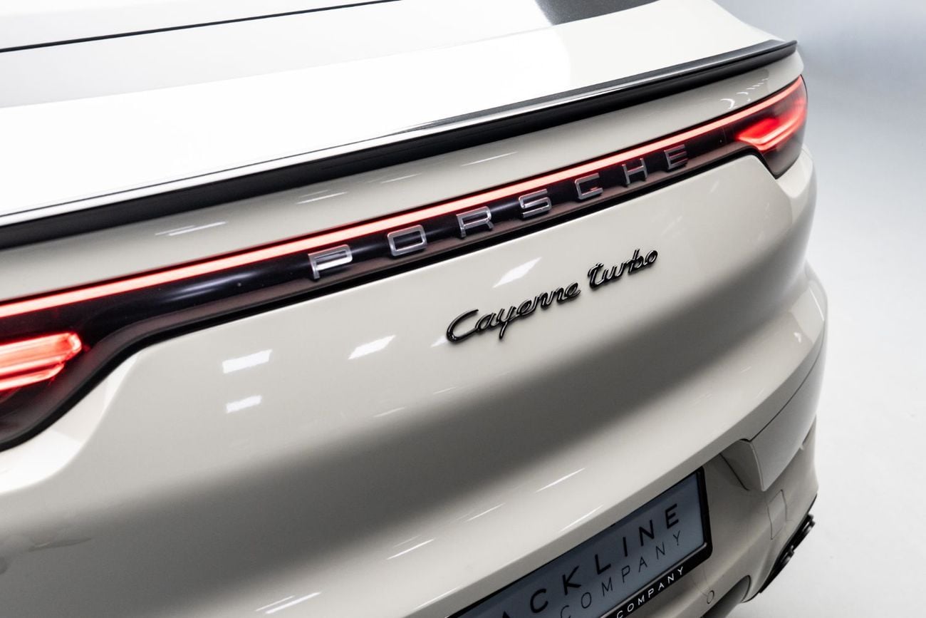 Porsche Cayenne TURBO BUY NOW, PAY 2027 | THE BLACKLINE STANDARD | December 2026 Porsche Warranty, GCC, Low KMs