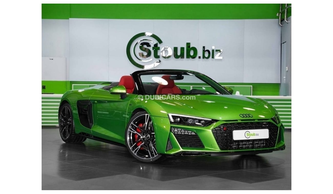 أودي R8 2023 - BRAND NEW R8 - 3 YEARS WARRANTY - SPECIAL COLOR - SIDE BLADES - FINE NAPPA - DIAMOND SEATS