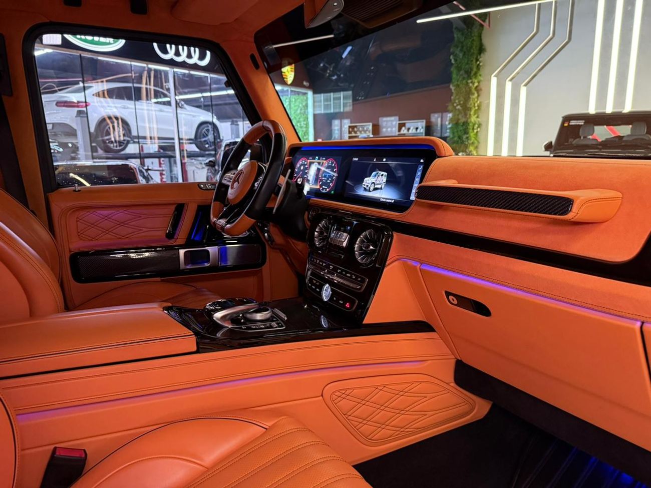 مرسيدس بنز G 63 AMG برابوس G800 سيارة G63 برابوس 800 موديل 2021 - طقم برابوس الأصلي - سجل صيانة كامل