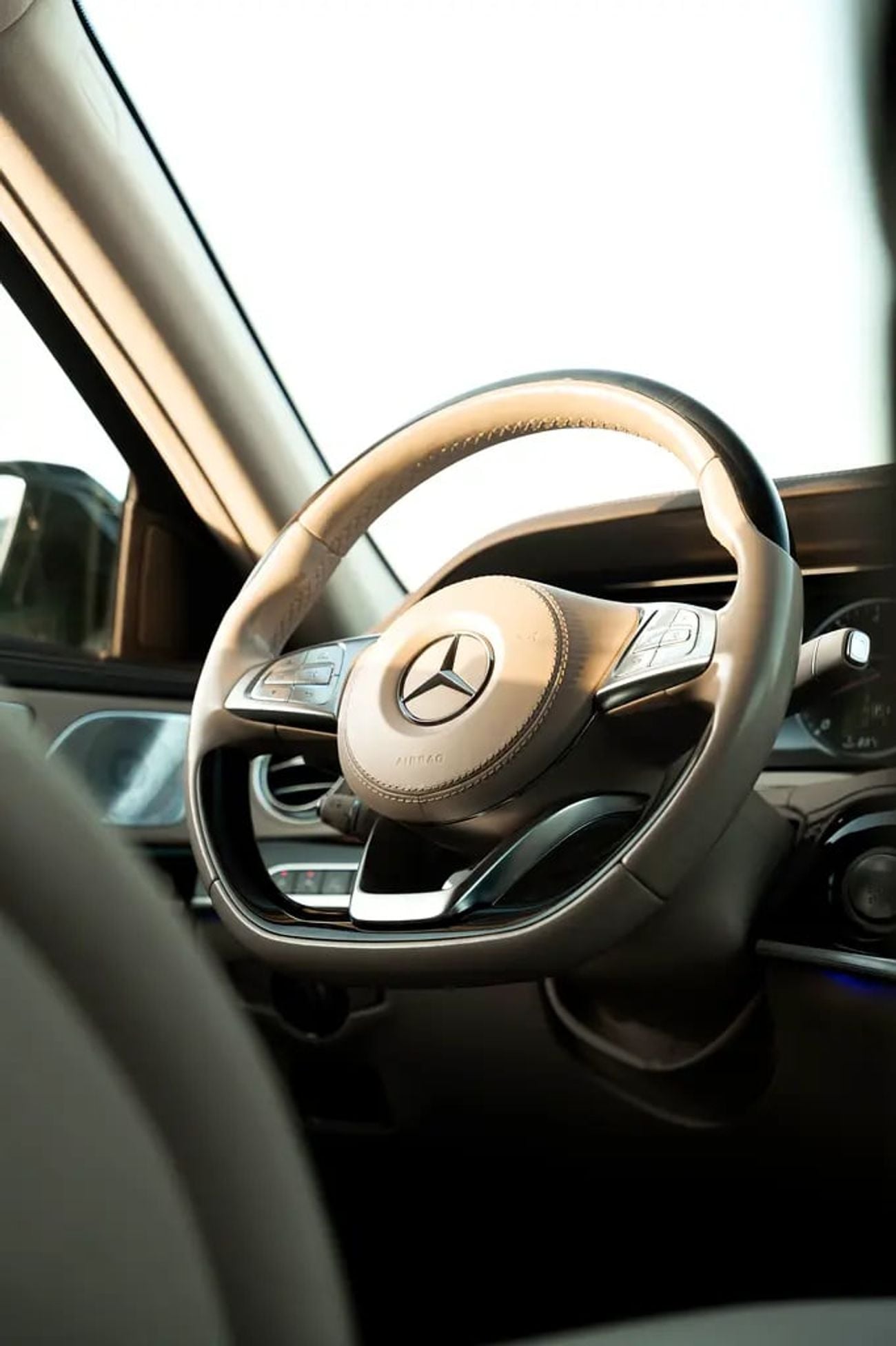 Mercedes Benz S550 MERCEDES S 550L BEIGE INTERIOR