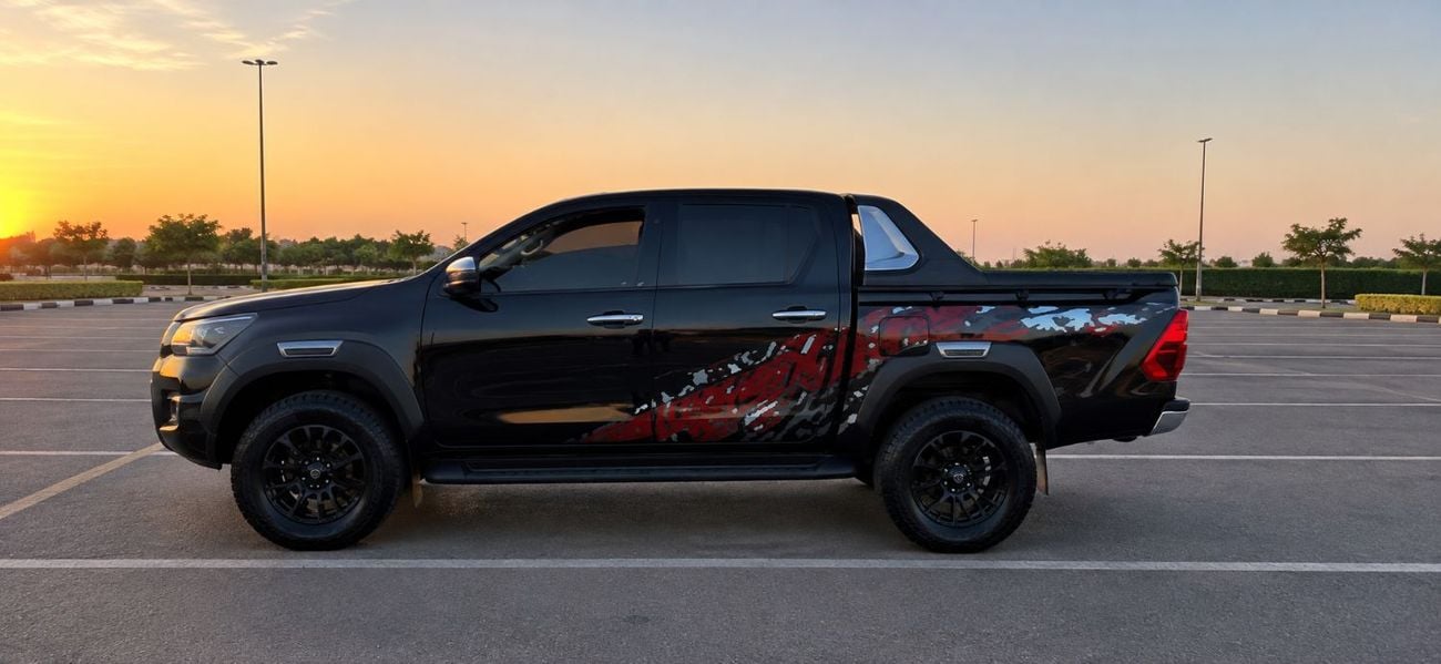 Toyota Hilux GL 2021Model Adventure Modified 2.7L v4 petrol Engine Colour Black push start Transmission Automatic In