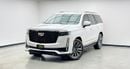 Cadillac Escalade SPORT PLATINUM 2022 Cadillac Escalade Sport Platinum, Agency Warranty+Full Service History, GCC Specs.
