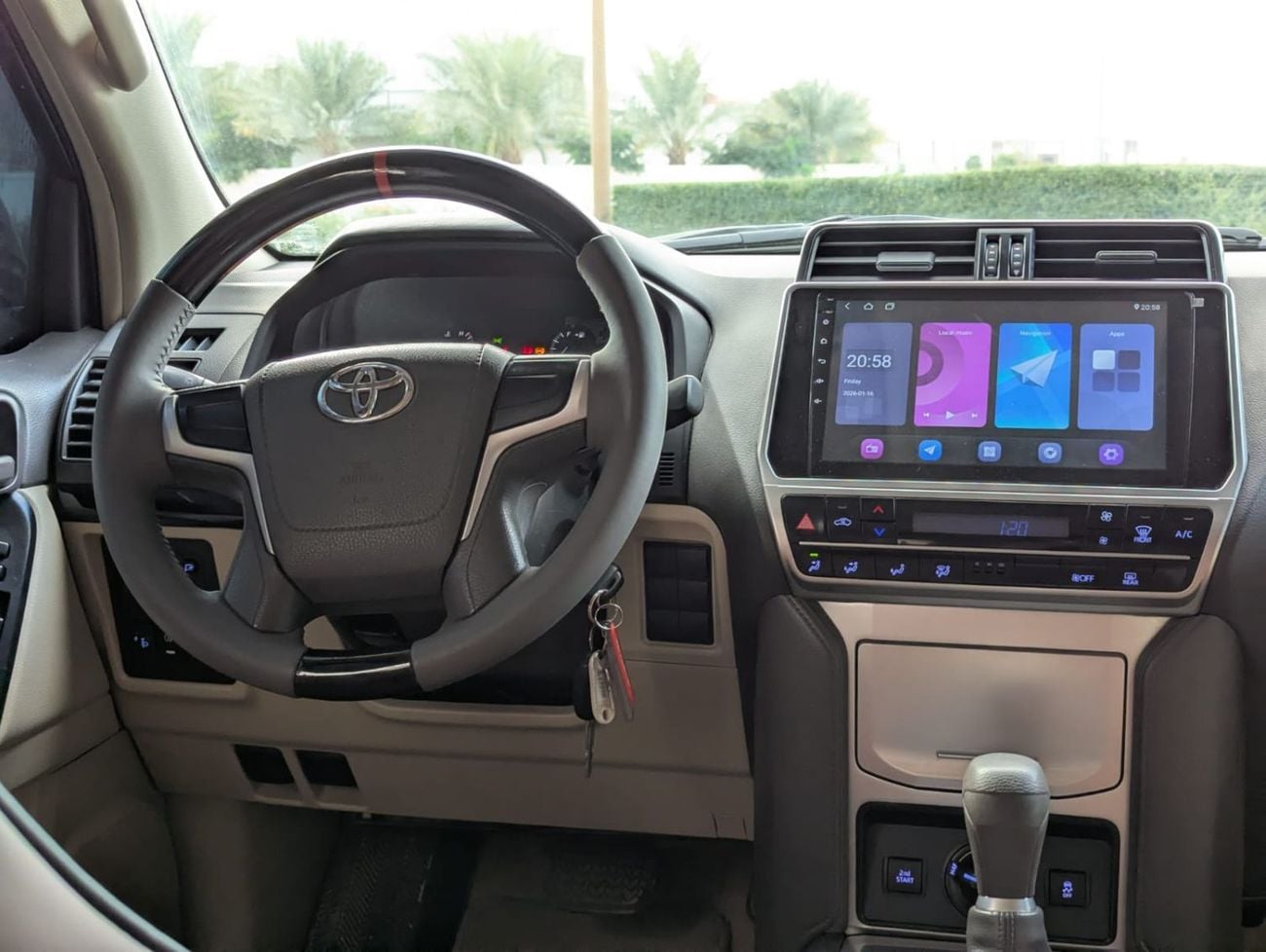 تويوتا برادو TX-L تويوتا برادو TXL موديل 2019، بمواصفات خليجية، محرك V4 سعة 2.7 لتر، بحالة ممتازة من الداخل والخارج.
