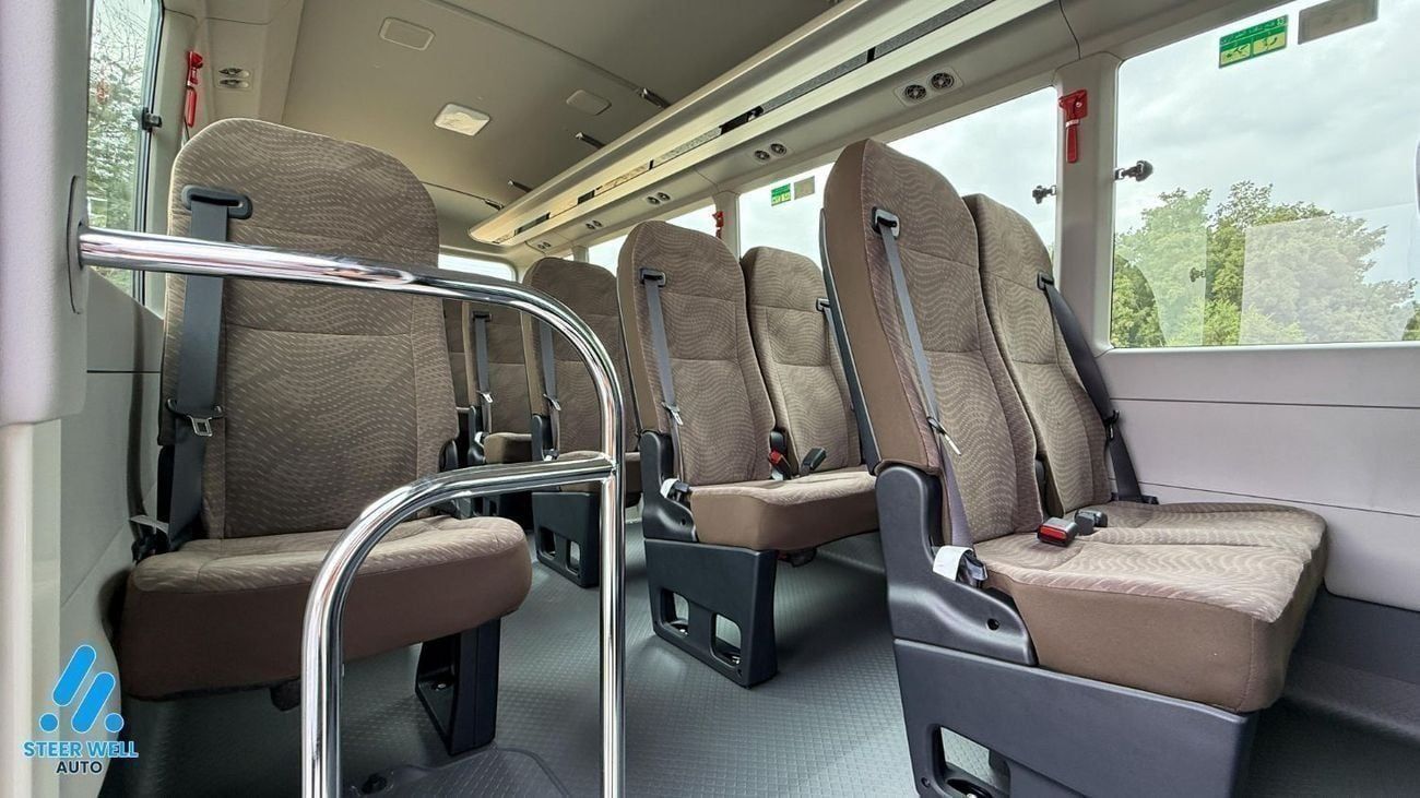 Toyota Coaster 2025 | 23-Seater | 4.0L Diesel | GCC | Full Option White | BEST PRICE