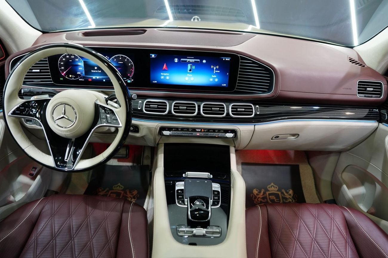 مرسيدس بنز 600 Maybach مرسيدس مايباخ GLS 600 موديل 2024، لونان، باقة المقاعد الخلفية الفاخرة، ضمان وخدمة جارجاش!!