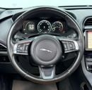 جاكوار F بيس PRESTIGE جاكوار F-Pace 25T موديل 2018، سجل صيانة كامل، كاملة المواصفات، بحالة ممتازة، خليجية